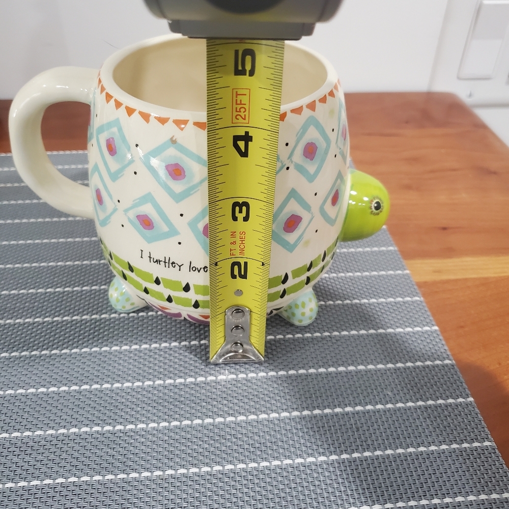 Natural Life Multicolor Turtle Mug - Picture 6 of 6